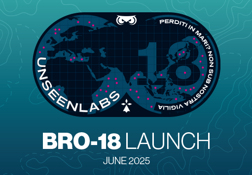 BRO-18: Unseenlabs Announces Upcoming Launch of New Satellite to Fight the Invisible at Sea